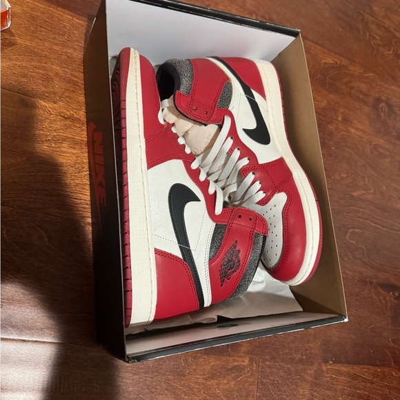 Nike Kids Red White and Black Sneakers